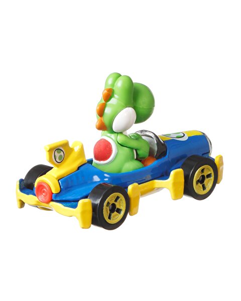 Hot Wheels Mario Kart Karakter Araçlar Yoshi Mach 8 Kart GLP39