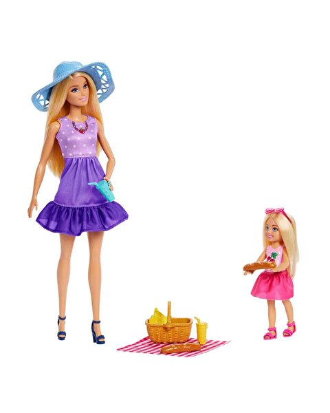 Barbie Malibu ve Chelsea Piknik Oyun Seti JBF43