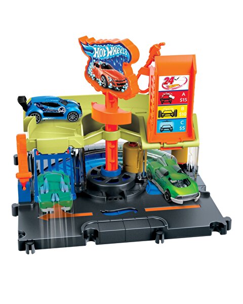 Hot Wheels Şehir Hayatı Serisi Araba Yıkama İstasyonu Oyun Seti HDR27