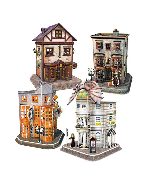 Cubic Fun 3D Puzzle Harry Potter Diagon Yolu 4 Bina