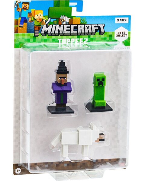 Minecraft 3D Figür Toppeez 3'lü Set Set 1