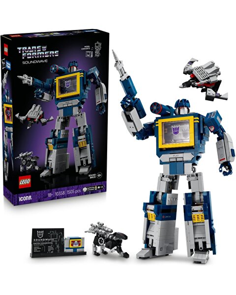 LEGO Icons Transformers: Soundwave 10358