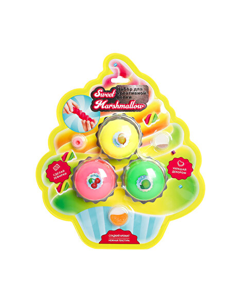 Marshmallow 3'lü Slime Seti