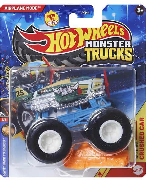 Hot Wheels Monster Trucks 1:64 Arabalar Airplane Mode JKJ85