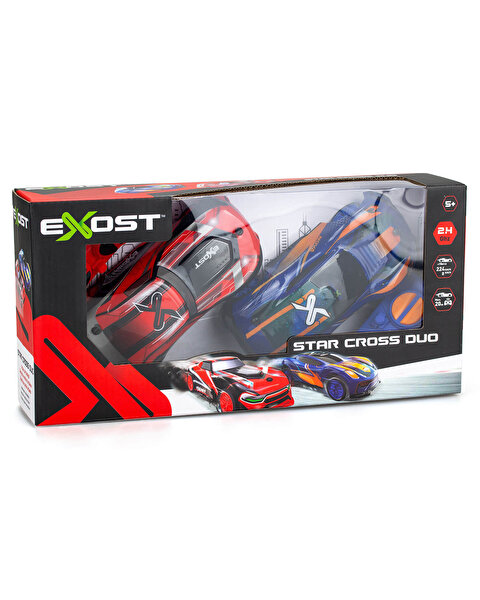Silverlit Exost Star Serisi Kumandalı 2 Araçlı Yarış Seti