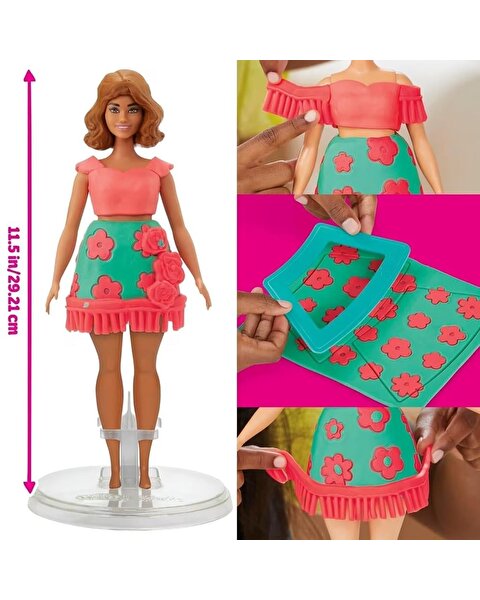 Play Doh Barbie Çiçekli ve Püsküllü Seti G1360