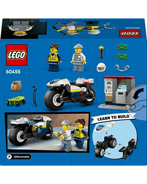 LEGO City Polis Motosikleti Takibi 60455