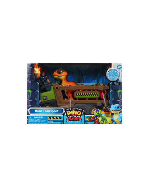 Dino Troops Kids Ankylosaurus & Megalosaurus Figür ve Taşımacı Kamyon