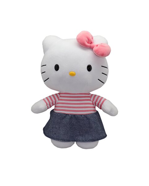 Hello Kitty Peluş Kot Etekli̇ 30 Cm