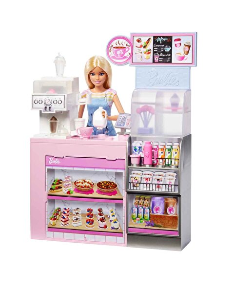 Barbie'nin Kahve Dükkanı Oyun Seti HXN94