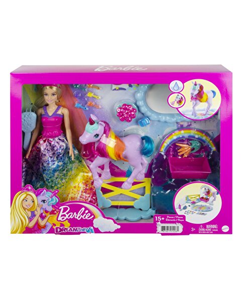 Barbie Dreamtopia Bebek ve Tek Boynuzlu At GTG01