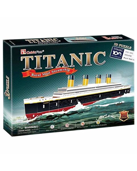 Cubic Fun Titanic Gemisi 35 Parça 3D Puzzle