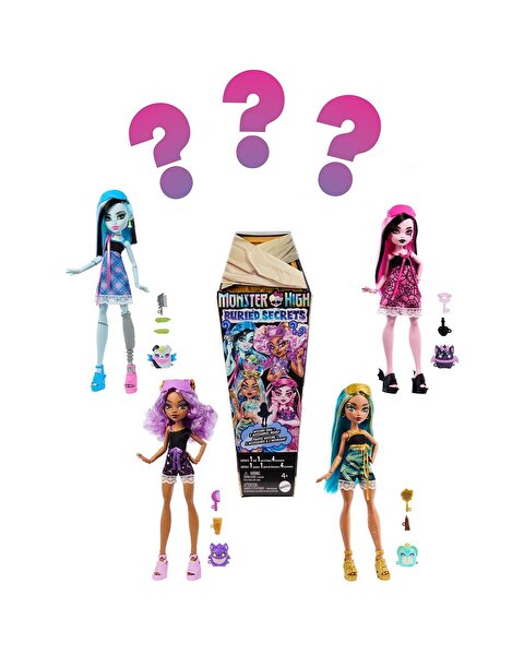 Monster High Gizemli Sırlar Havalı Pijama Partisi Sürpriz Paket HYV64