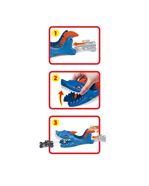 Hot Wheels Vahşi Fırlatıcılar Serisi Shark Launcher GVF43