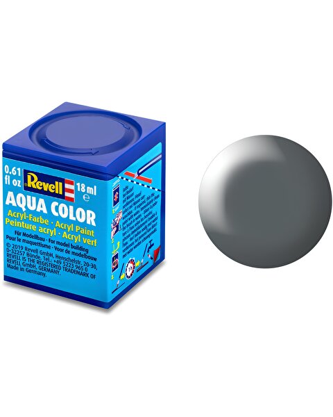 Revell Aqua Color Maket Boyası Dark Grey Silk 36378