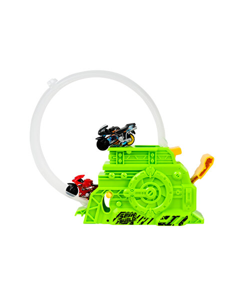 Spin N Build Motosiklet ve Fırlatıcı Seti