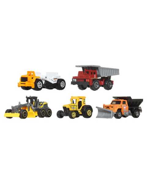 Matchbox Beşli Araba Seti Mbx Construction JBX34