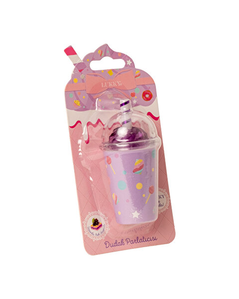 Lukky Cupcake Desenli Üzüm Aromalı Dudak Balm