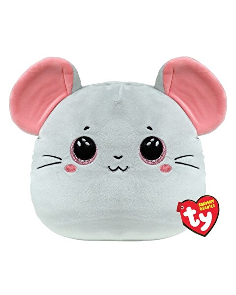 TY Catnip Grey Mouse Squishy 25 cm