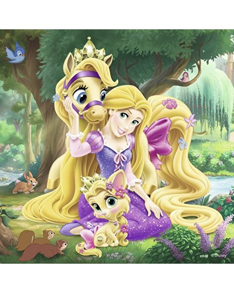 Ravensburger Puzzle 3x49 Parça Belle Cindirella Rapunzel