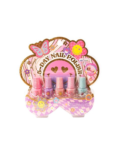 4’lü Yılbaşı Kozmetik Seti: Göz Farı, Dudak Parlatıcısı, Oje ve Saç Tebeşir Seti