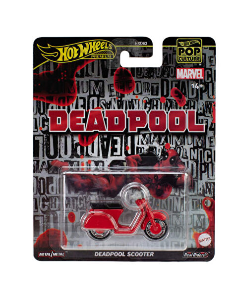 Hot Wheels Pop Culture Premium Arabalar Deadpool Scooter JBL70