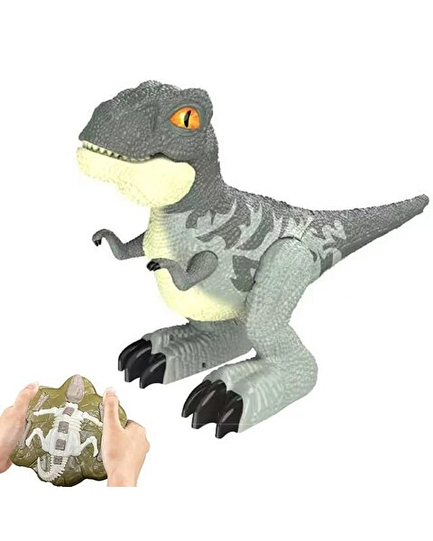 Pilli Buhar Üfleyen Dinazor Velociraptor