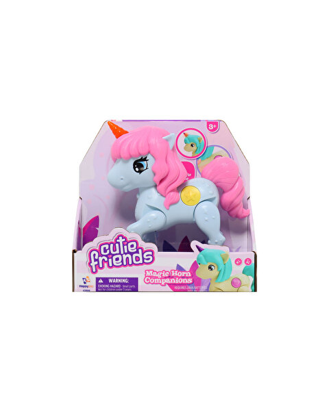 Cutie Friends Sesli ve Işıklı Unicorn Turuncu Boynuz