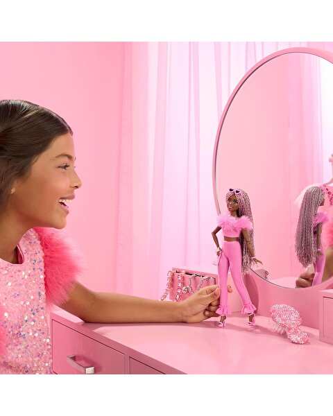 Barbie Deluxe Style Bebekler Kahverengi̇ Örgü Saçlı