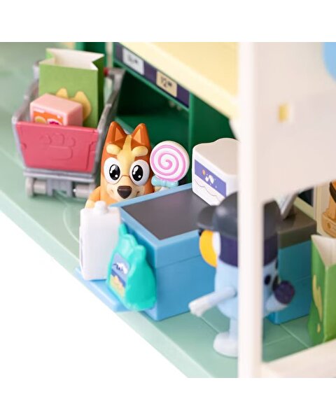 Bluey Yürüyen Merdivenli Süpermarket Oyun Seti