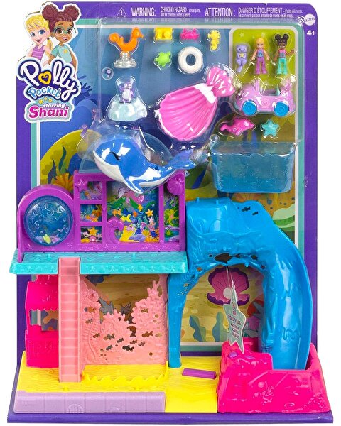 Polly Pocket Pollyville Eğlenceli Akvaryum Oyun Seti