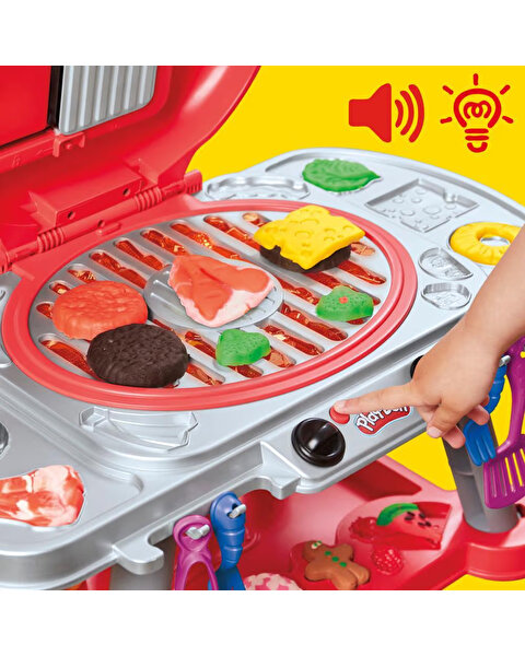 Play Doh Işıklı ve Sesli Sizzlin Izgara Oyun Seti G0500