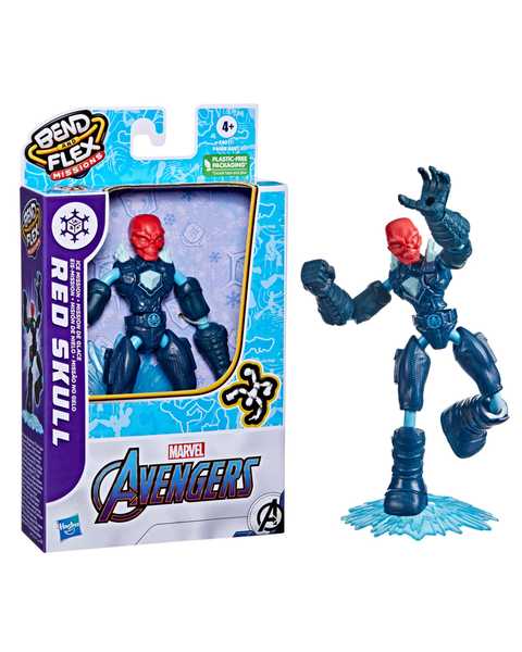 Avengers Bend ve Flex Missions Figür Red Skull F4017