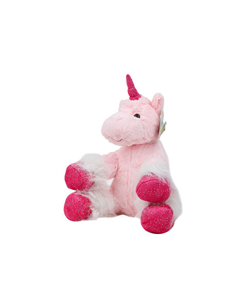 Pembe Boynuzlu Unicorn Peluş 20 Cm