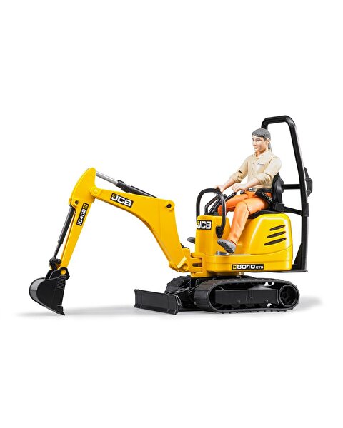 Bruder Jcb Mikro Ekskavatör 8010 Cts ve İnşaat İşçisi