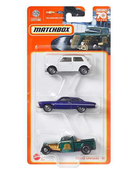Matchbox Üçlü Araba Seti Coffee Cruisers III HFK17