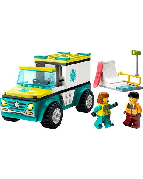 LEGO City Acil Ambulansı ve Snowboardcu 60403