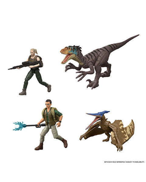 Jurassic World Rebirth Dr. Henry Loomis ve Pteranodon Figür Paketi JGB83