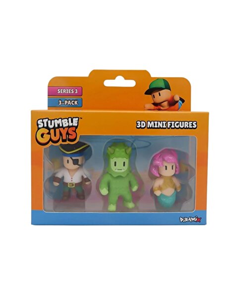 Stumble Guys 3'lü Mini Figür Seti 6 S3 40023