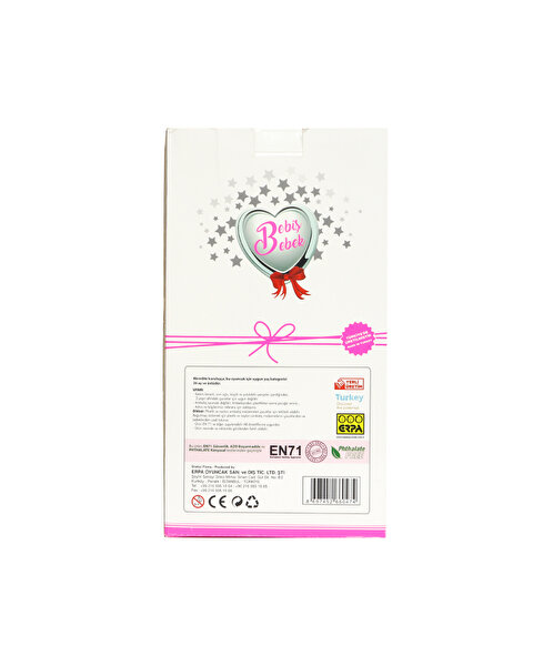 Bebiş Et Bebek Tekli Kutu Beyaz Tişörtlü Turuncu Pantalonlu