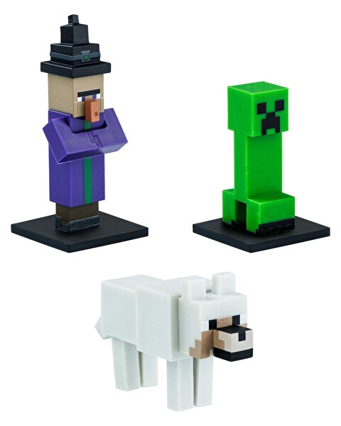 Minecraft 3D Figür Toppeez 3'lü Set Set 1