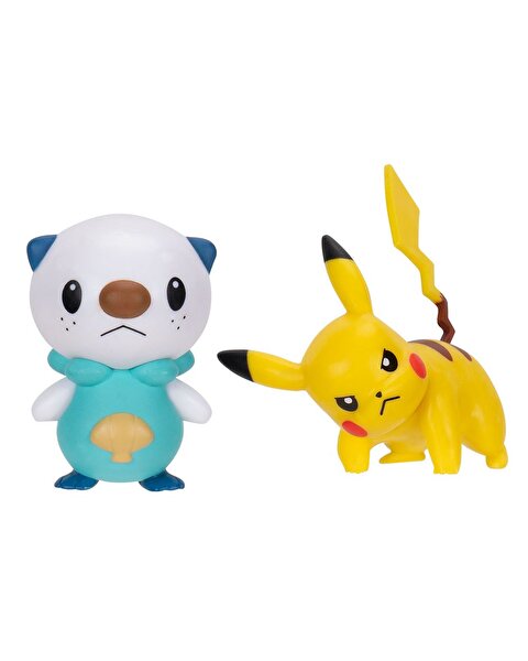Pokemon Battle Figür 2'li Seti Pikachu Oshawott