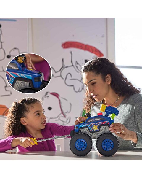 Paw Patrol Sesli ve Işıklı Rescue Wheels Figür ve Kurtarma Aracı