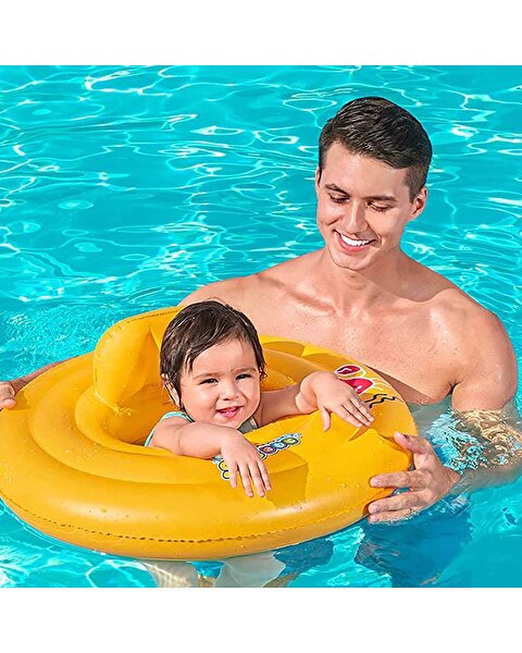 Bestway 3 Halkalı Oturaklı Bebek Simidi 69 Cm
