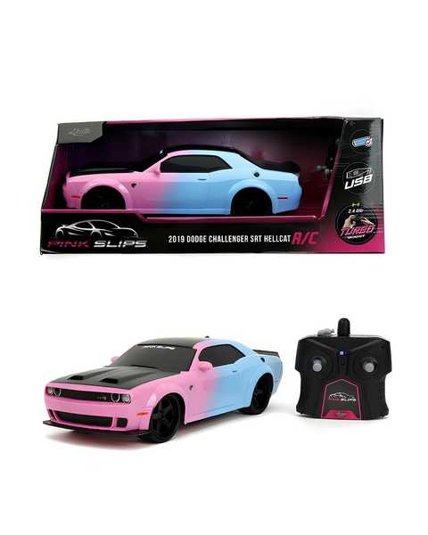 Jada Pink Slips 2019 Dodge Challenger SRT Hellcat 1:16 Uzaktan Kumandalı Araba