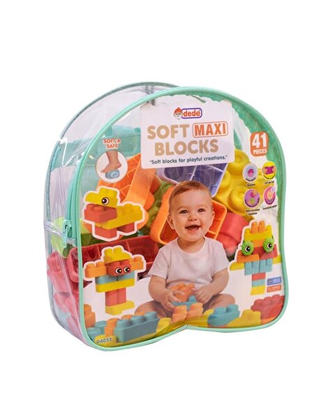 Oyuncak Çantalı Soft Maxi Bloklar 41 Parça