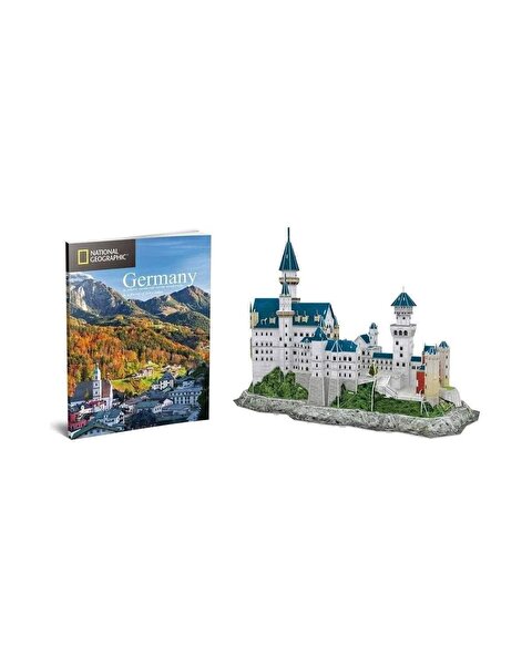 Nessiworld National Geographic 3D Puzzle Neuschwanstein Kalesi Almanya