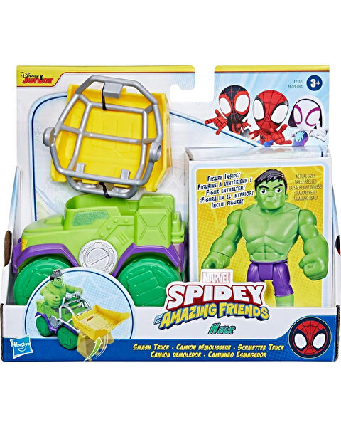 Spidey And His Amazing Friends Araç ve Fi̇gür Hulk F7457