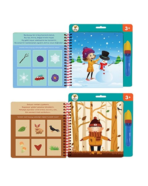 Aqua Magic Sihirli Boyama Kitabı Mevsimler