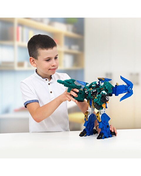 Quantum Heroes Dinoster Stego Blast Wing Sky Aksiyon Robot